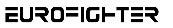 Eurofighter font preview