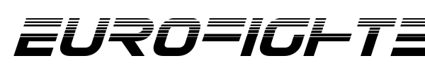 Eurofighter font preview