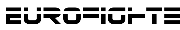 Eurofighter font preview