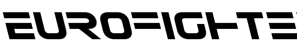 Eurofighter font preview