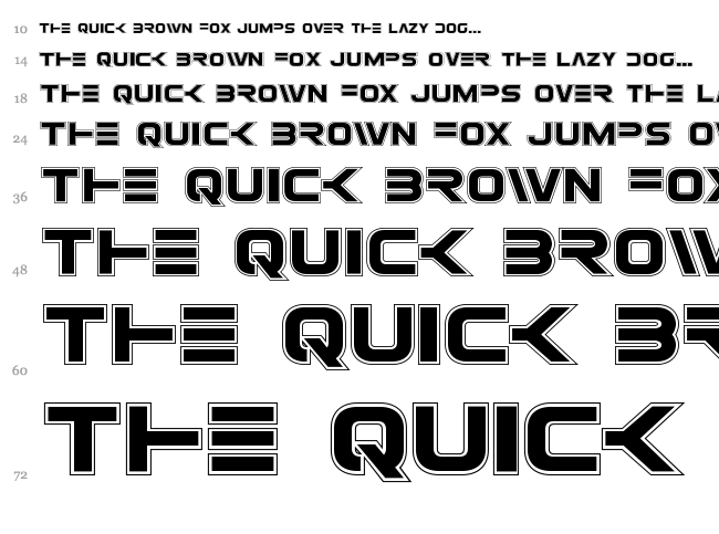 Eurofighter font waterfall