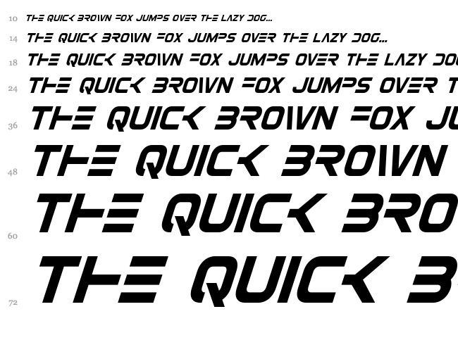 Eurofighter font waterfall