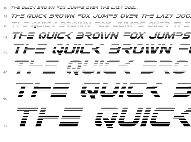 Eurofighter font waterfall