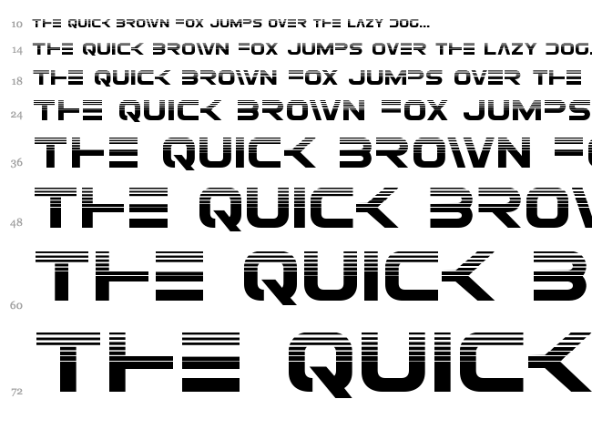 Eurofighter font waterfall