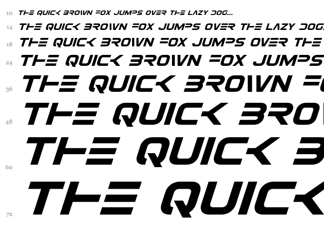 Eurofighter font waterfall