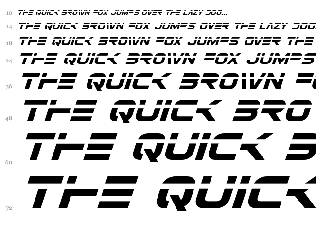 Eurofighter font waterfall