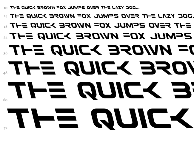 Eurofighter font waterfall