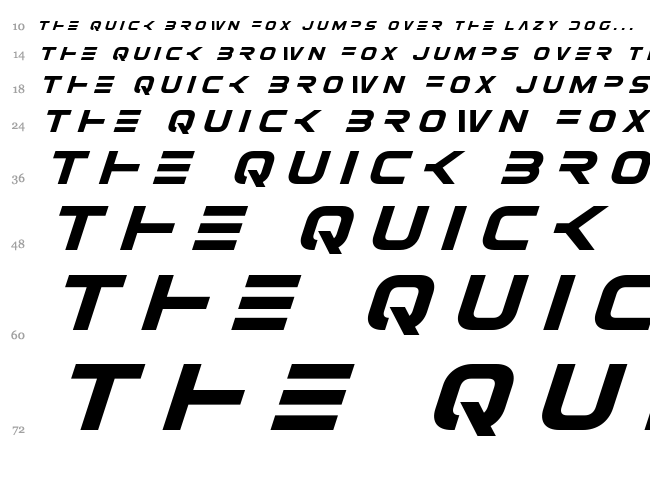 Eurofighter font waterfall
