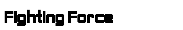 Fonte Fighting Force