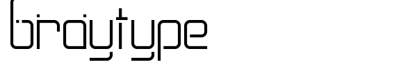 Fonte Graytype
