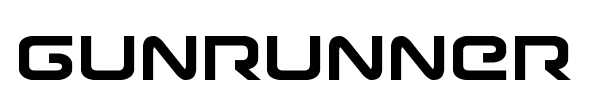 Gunrunner font preview