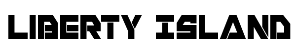 Liberty Island font preview