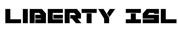 Liberty Island font preview