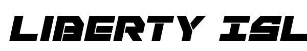 Liberty Island font preview