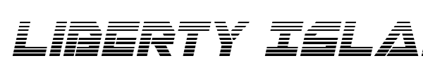 Liberty Island font preview