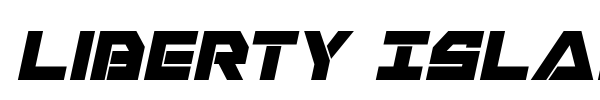 Liberty Island font preview