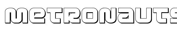 Metronauts font preview