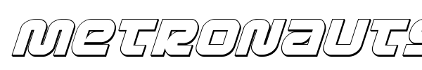 Metronauts font preview