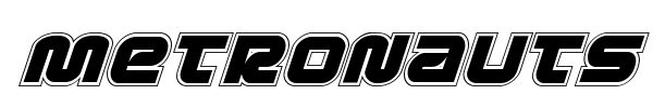 Metronauts font preview