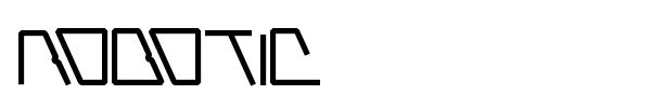 Robotic font preview