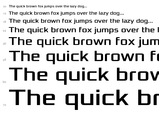 Xolonium font waterfall