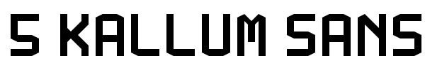 Fonte 5 Kallum Sans Neue