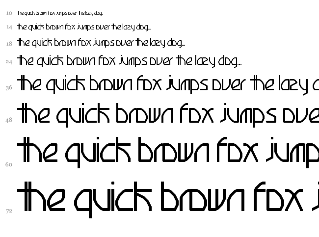.Ruba font waterfall