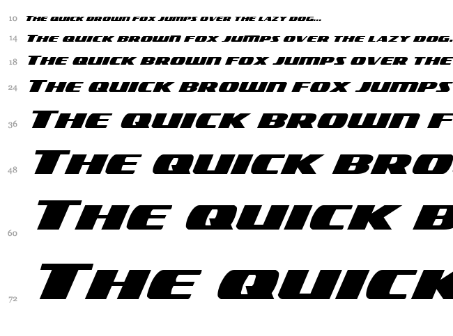 Americorps font waterfall