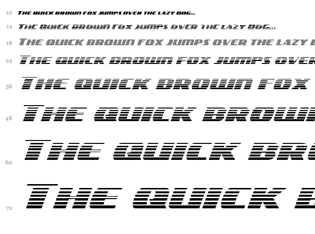 Americorps font waterfall