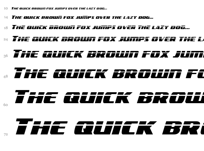 Americorps font waterfall