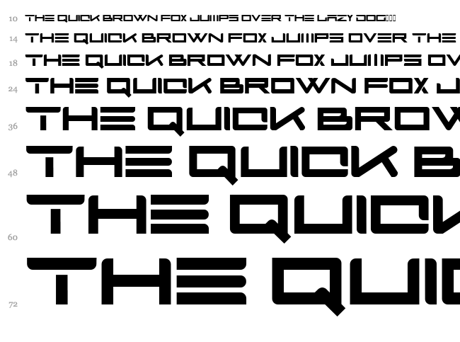 Boast font waterfall