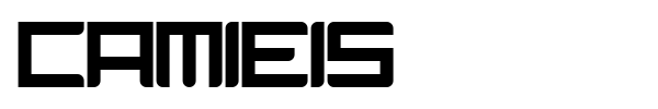 Camieis font preview