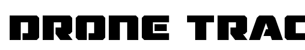 Drone Tracker font preview