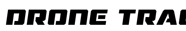 Drone Tracker font preview