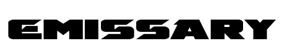 Emissary font preview