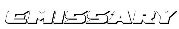 Emissary font preview