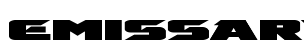 Emissary font preview