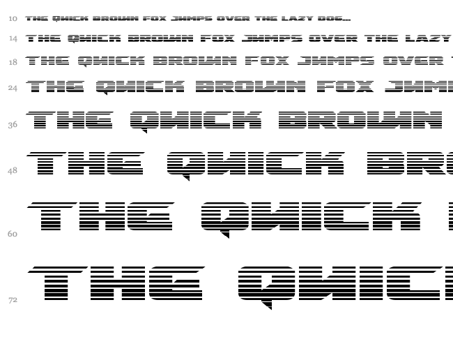 Emissary font waterfall