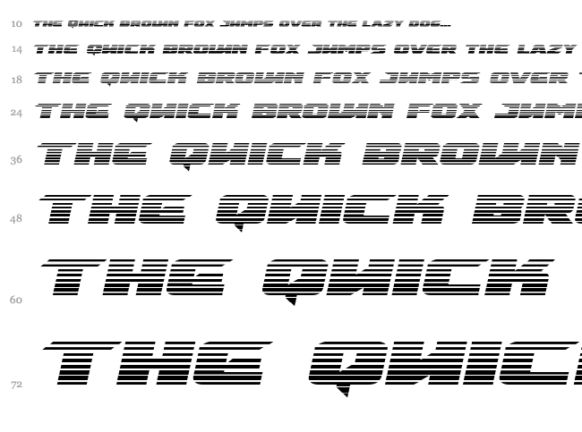Emissary font waterfall