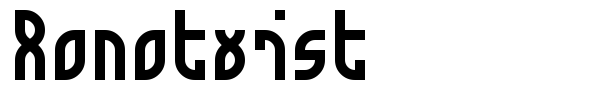 Monotwist font preview