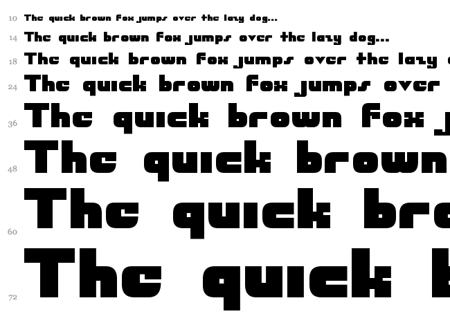 Nasdaqer font waterfall