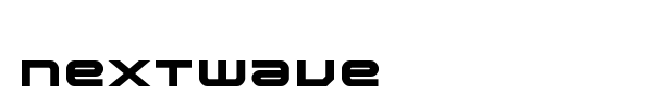 Nextwave font preview