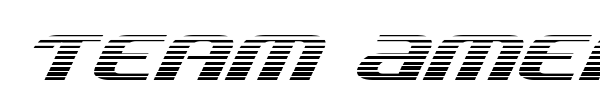 Team America font preview
