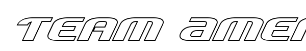 Team America font preview