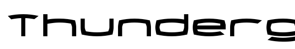 Thundergod II font preview