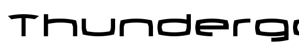 Thundergod II font preview
