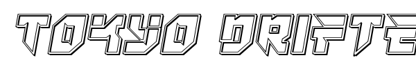 Tokyo Drifter font preview