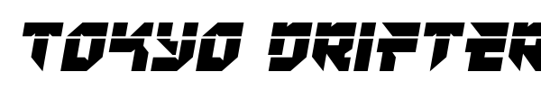 Tokyo Drifter font preview