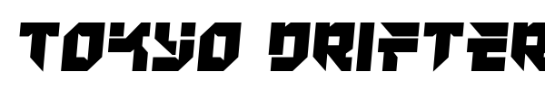 Tokyo Drifter font preview