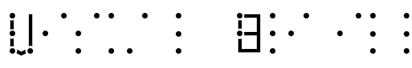 Fonte Visual Braille